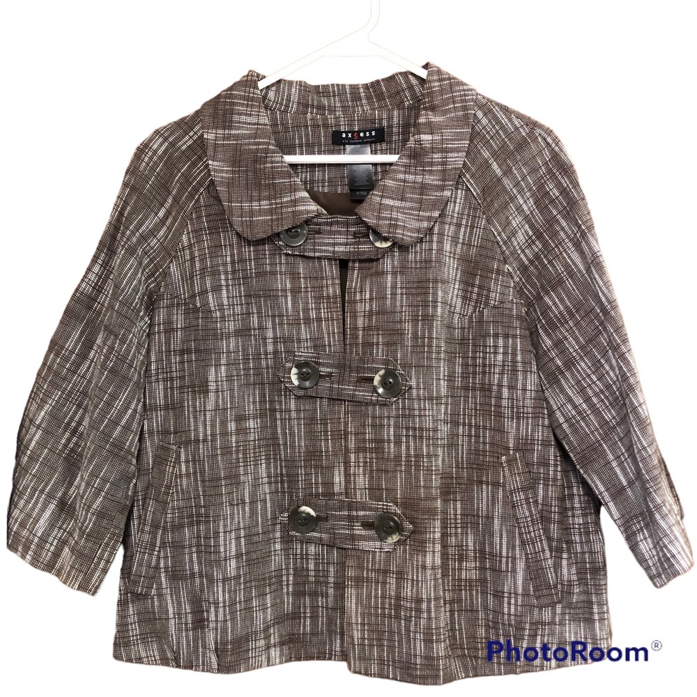Axcess Blazer 3/4 Length Sleeves Size M